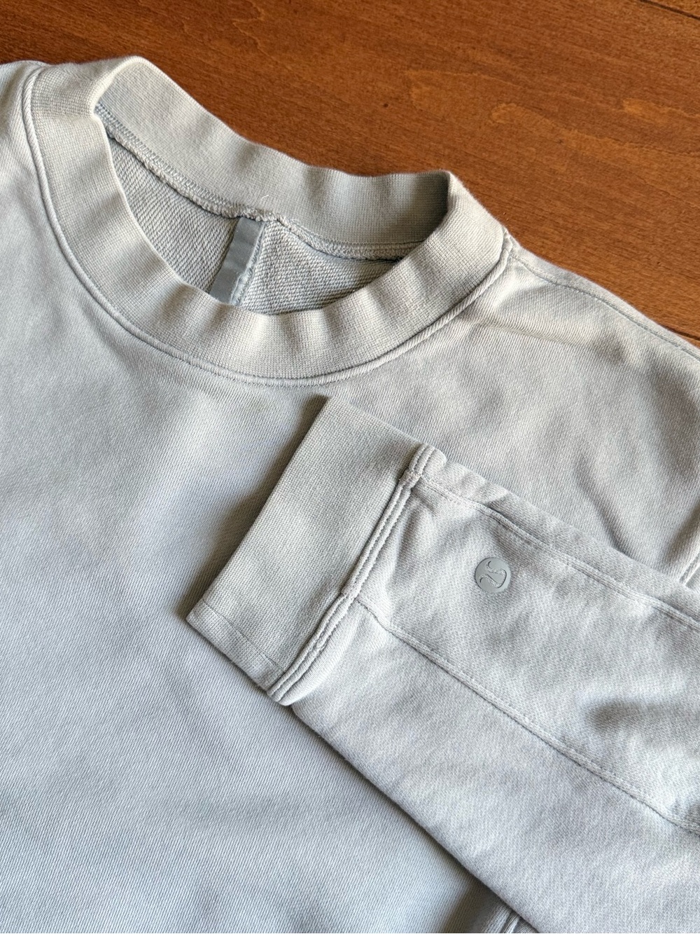 Lululemon Sweatshirt French Terry Oversized Crewneck Cinchable Hem - S